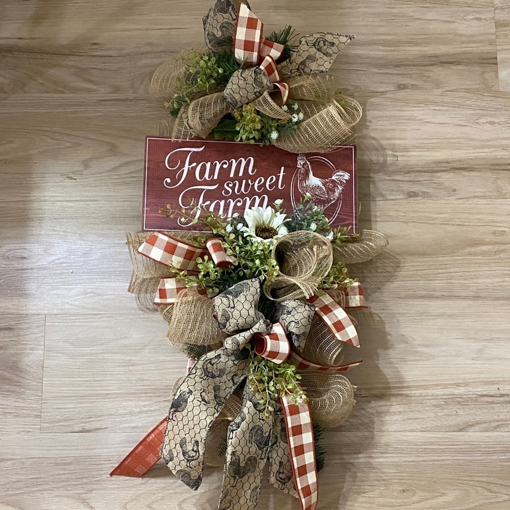 Farm Sweet Farm Rustic Wall Decor